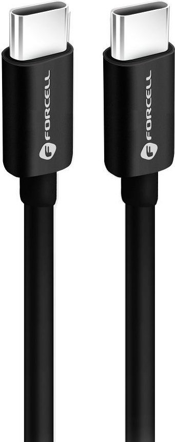 ForCell Kabel USB-C - USB-C 1,5 m černý
