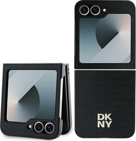 DKNY DKHCZF6PSHRPSK Z Flip6 F741 černá/černá Logo Repeat Pattern Stack