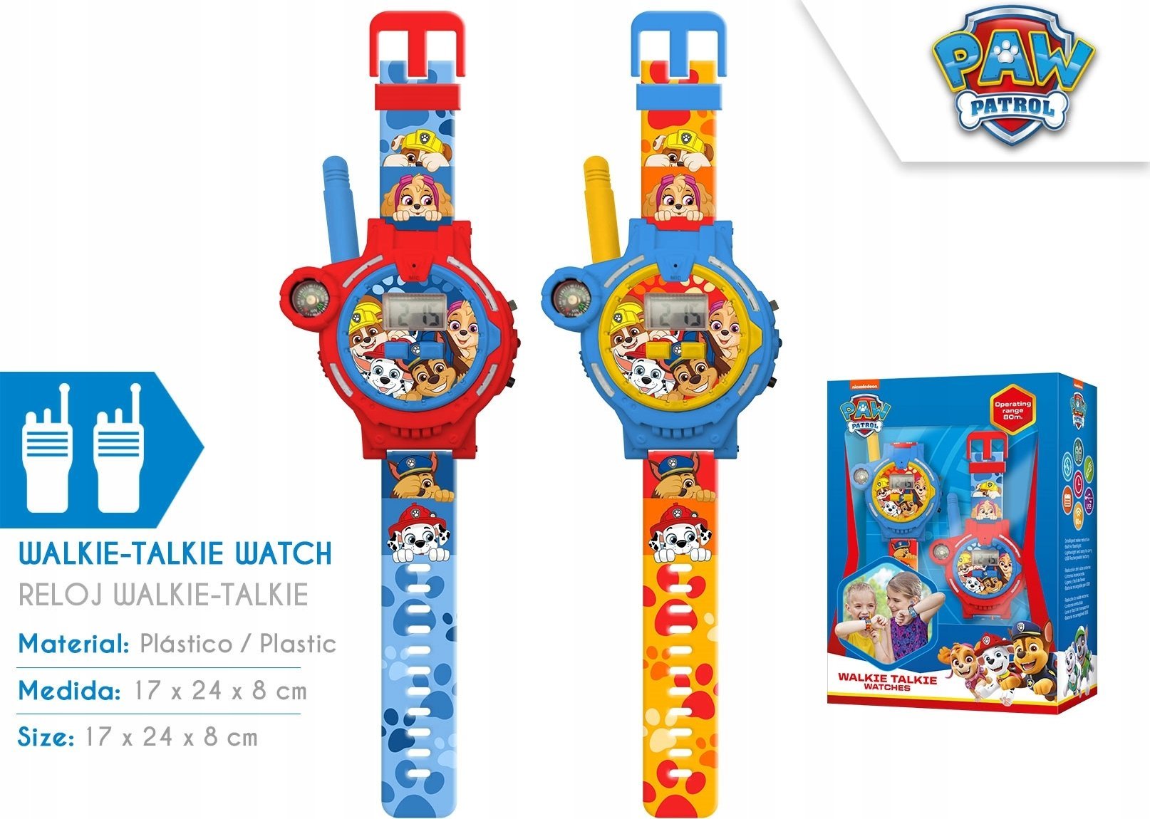 Kids Euroswan Dětské hodinky Euroswan Walkie Talkie PAW PATROL Paw Patrol PW19911