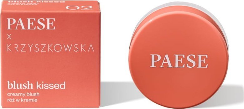 Paese Paese x Krzyszkowska, krémová tvářenka 02, BLUSH KISSED