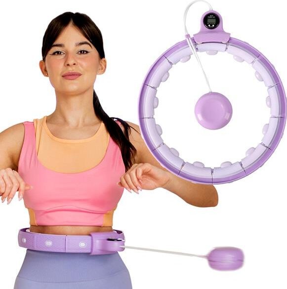 One Fitness Hula Hoop s počítadlem závaží fh02 fialová