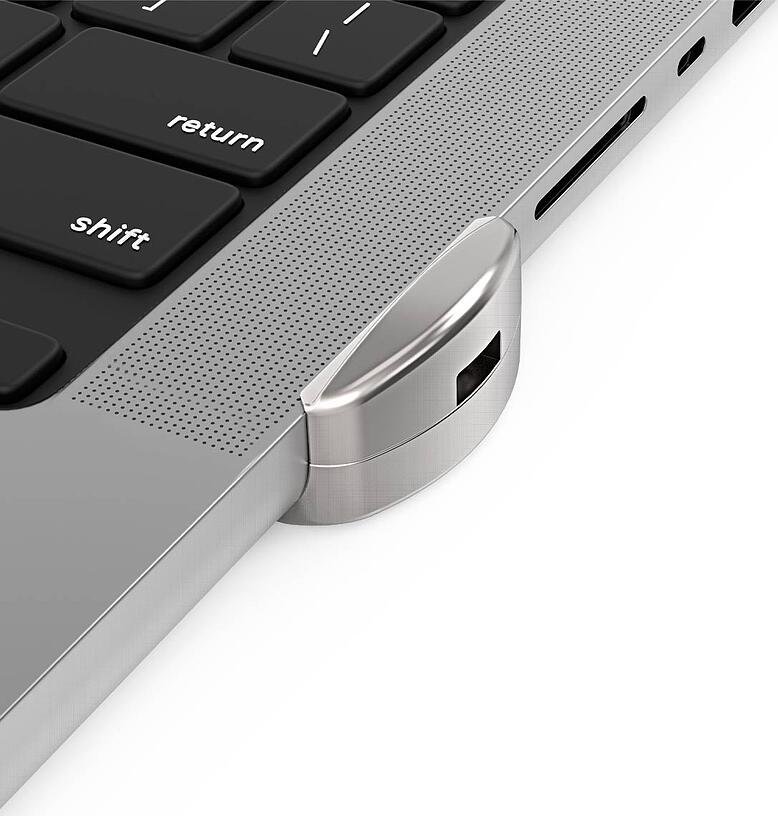 Compulocks Adaptér Compulocks Ledge Lock pro MacBook Pro 16 M1, M2 & M3 - Sicherheitsschlossadaptér - kožešina Apple MacBook Pro 16 (M1, M2)