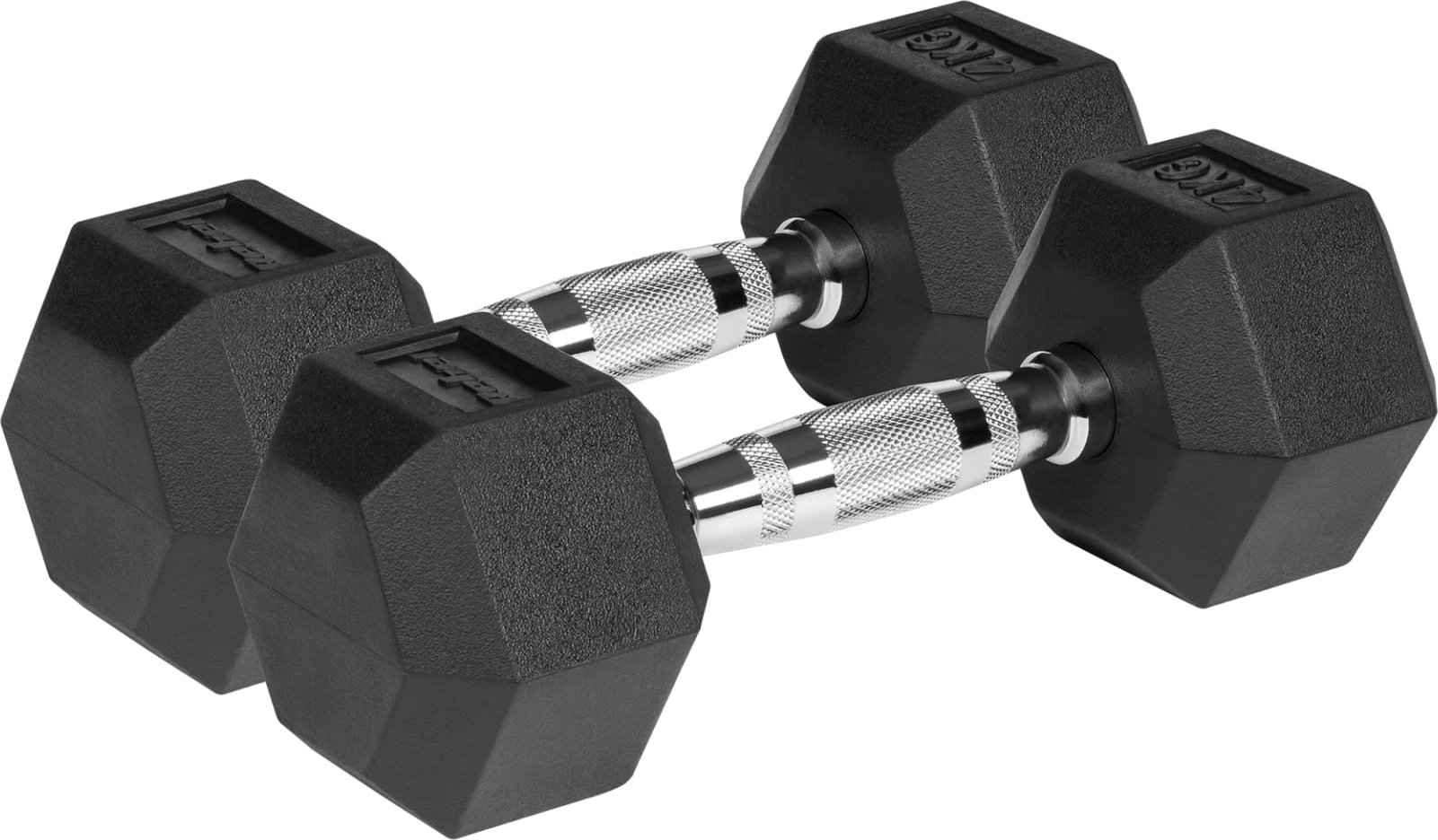 Rebel Gumové činky Hex 2 x 4 kg