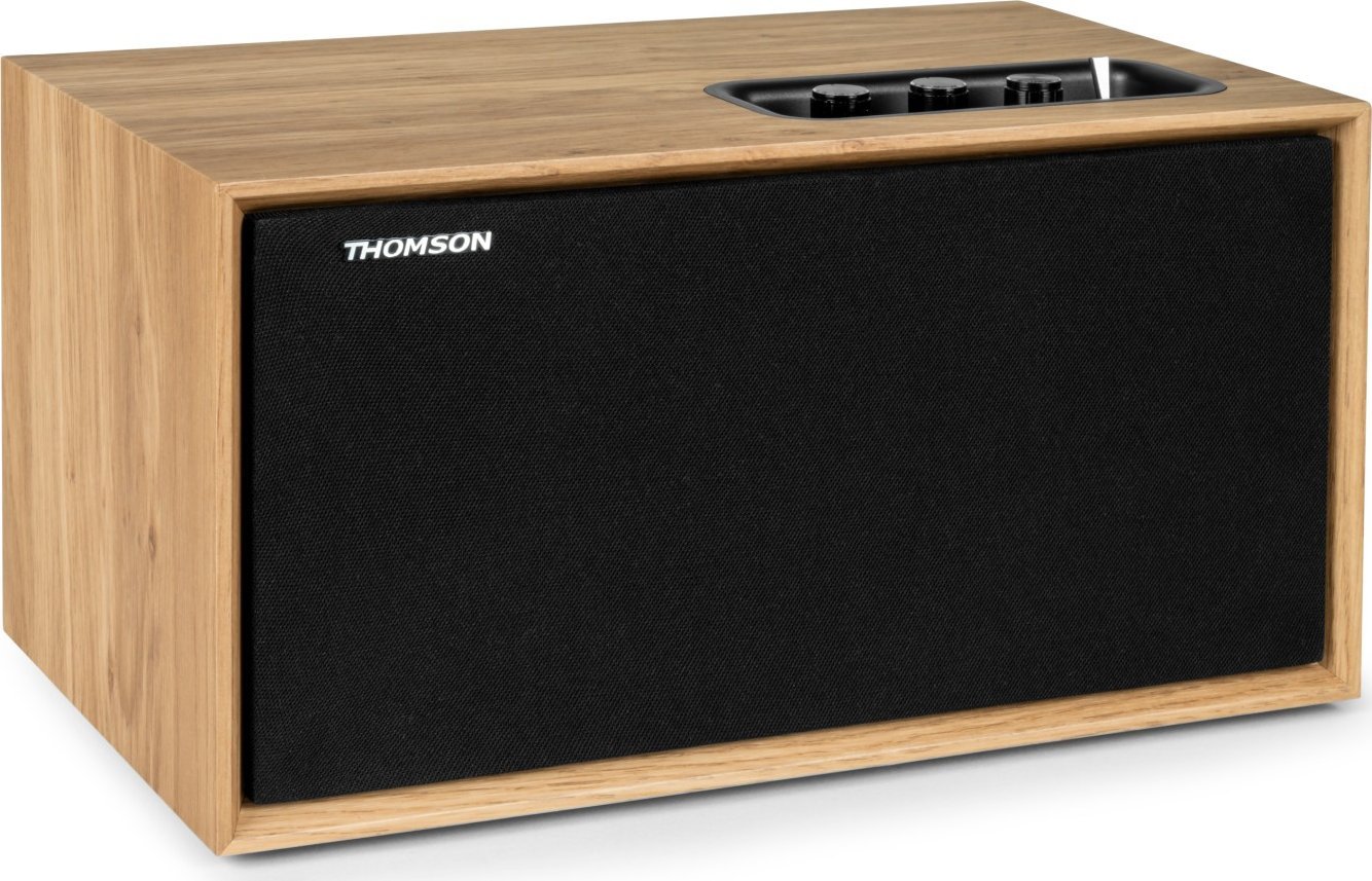 Thomson reproduktor Thomson Dřevěný reproduktor COZY Bluetooth 100W