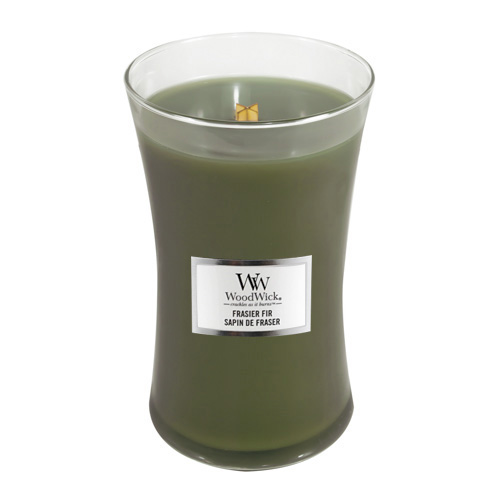 Svíčka oválná váza WoodWick, Jedle, 609.5 g