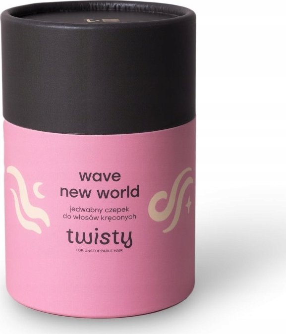 Čepice TWISTY_Wave New World Silk pro kudrnaté vlasy Multi