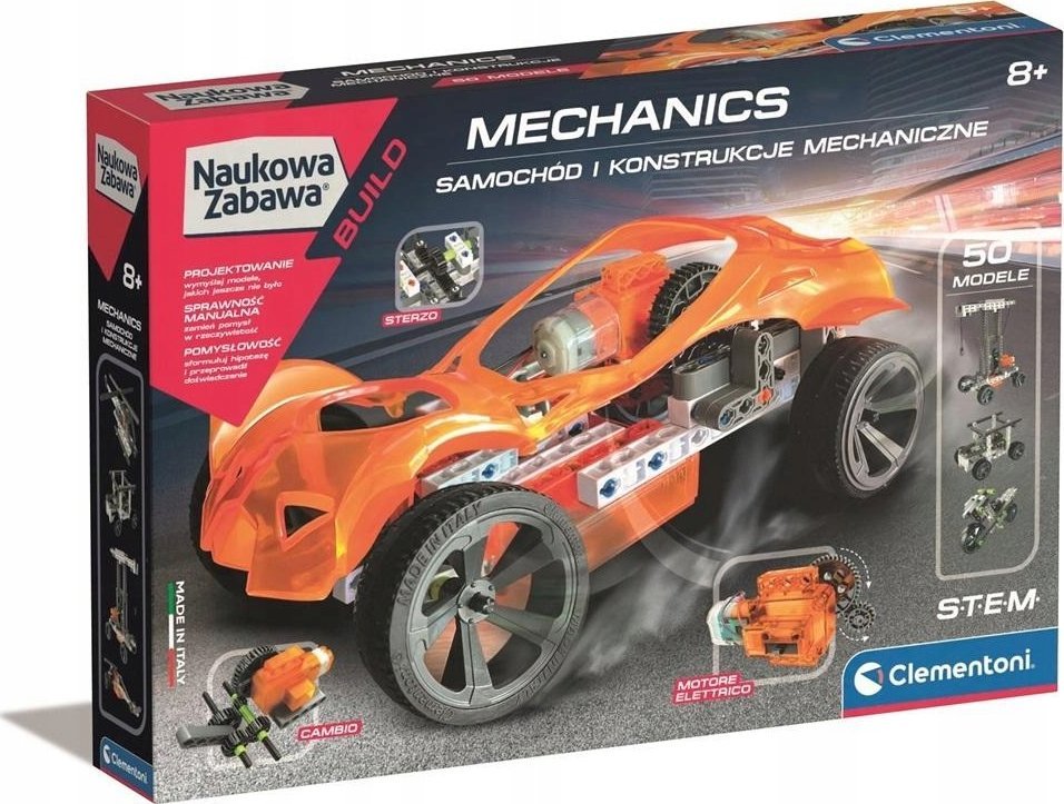 Clementoni Clementoni Vědecká zábava. Laboratoř mechaniky. Auto 50872
