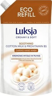 Tekuté mýdlo LUKSJA COTTON MILK & B5, doplněk, 400 ml
