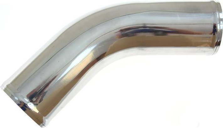 TurboWorks Hliníková trubka 45 stupňů 76 mm 30 cm