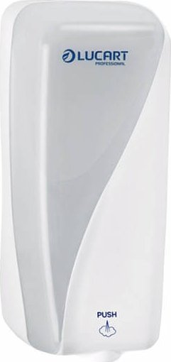 DEB Lucart Identity dávkovač mýdla - luxusní dávkovač pěnového mýdla, 800 ml - bílý
