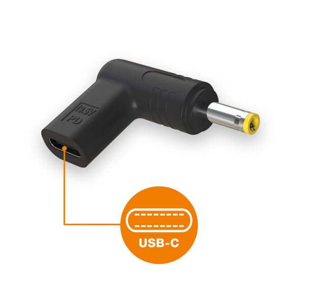 USB-C napájecí redukce 4,0 x 1,7 mm pro notebooky HP/Lenovo