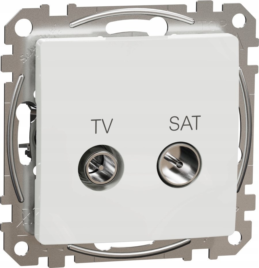 SCHNEIDERE TV/SAT zásuvka Schneider Sedna Design SDD111471S finální 4dB bílá Design & Elements
