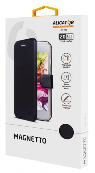 Pouzdro ALIGATOR Magnetto Samsung Galaxy S24+, Black