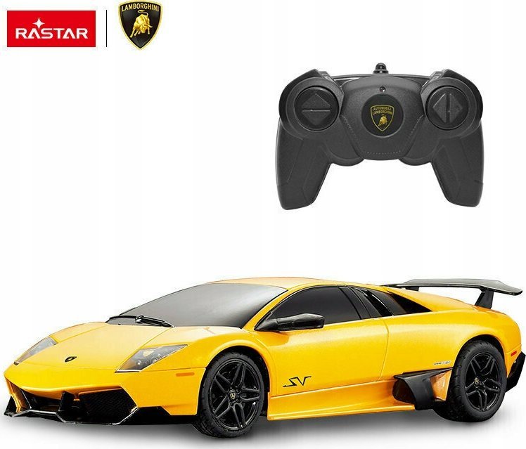 RASTAR Lamborghini R/C 1:24 Murcielago LP670-4 auto na dálkové ovládání (žluté)