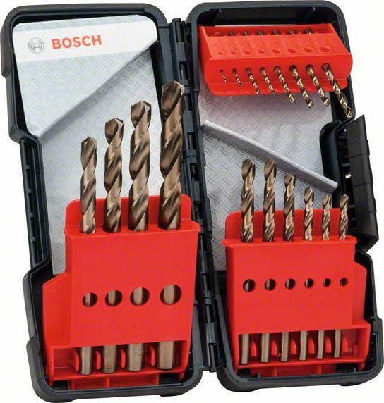 BOSCH SADA VRTÁKOV DO KOVU HSS-CO 18ks. TOUGHBOX