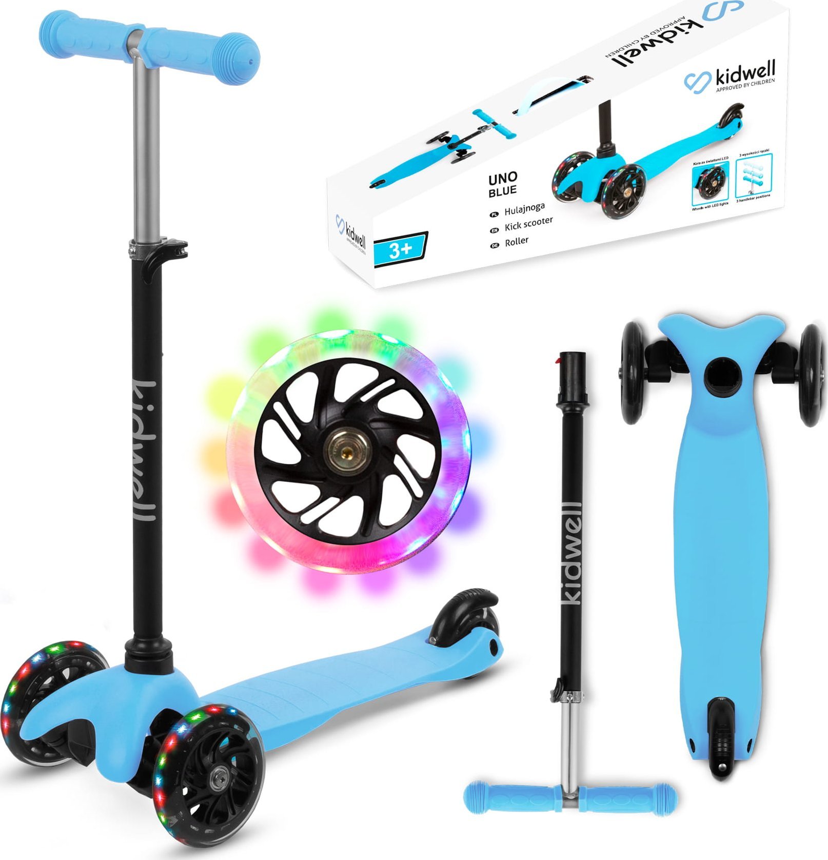 Kidwell Koloběžka Balance Scooter Uno modrá