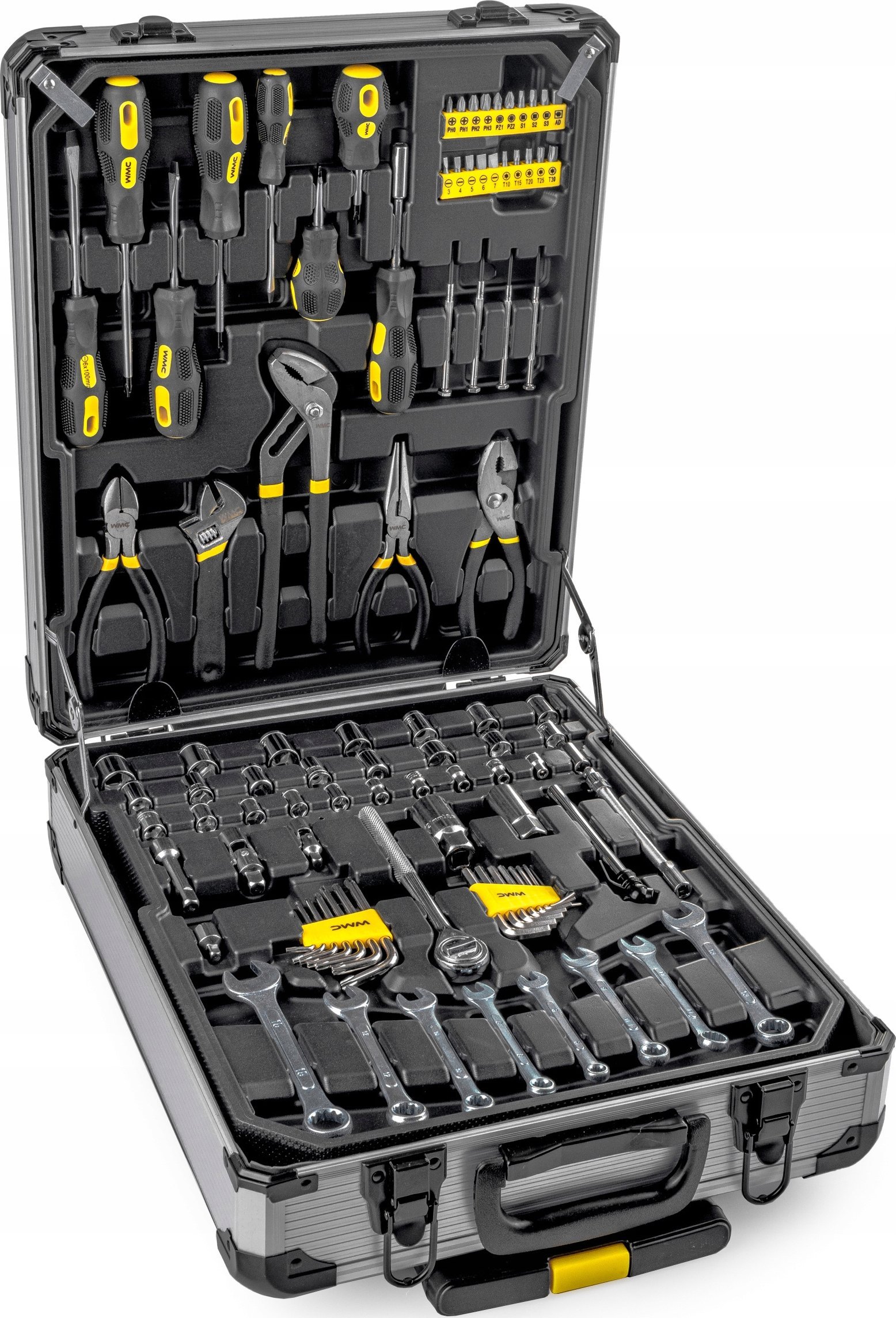 Sada nářadí s kufrem WMC TOOLS 186 ks