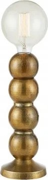 Markslojd Stolní lampa Marksjold Gong 108780, 1x40W, E27, zlatá