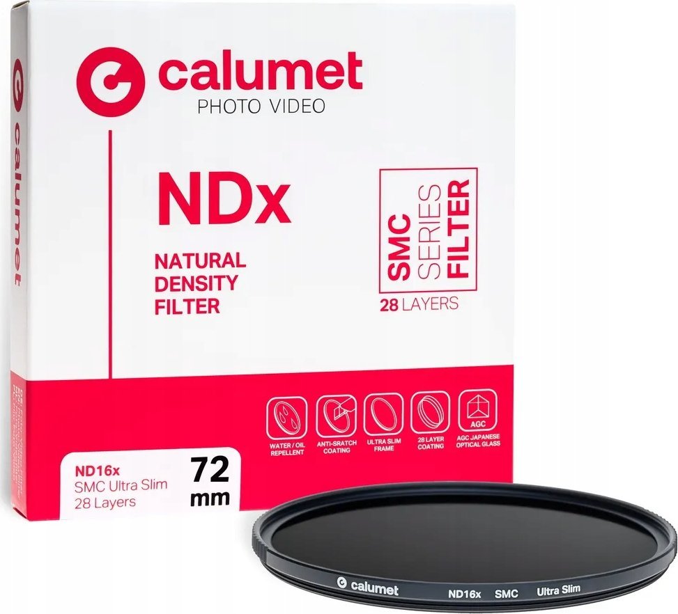 Filtr Calumet Calumet ND16x SMC filtr 72 mm Ultra Slim 28 vrstev