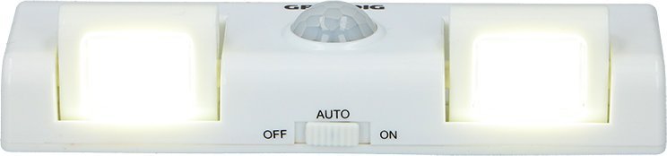 Grundig Zásuvná lampa Grundig - Dvojitá lampa s pohybovým senzorem, do kuchyně, šatní skříně atd.