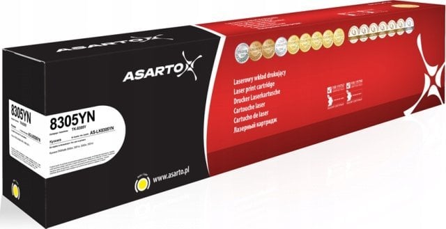Toner Asarto Toner Asarto pro Kyocera 8305YN | TK-8305Y | 15000 pp | žluť