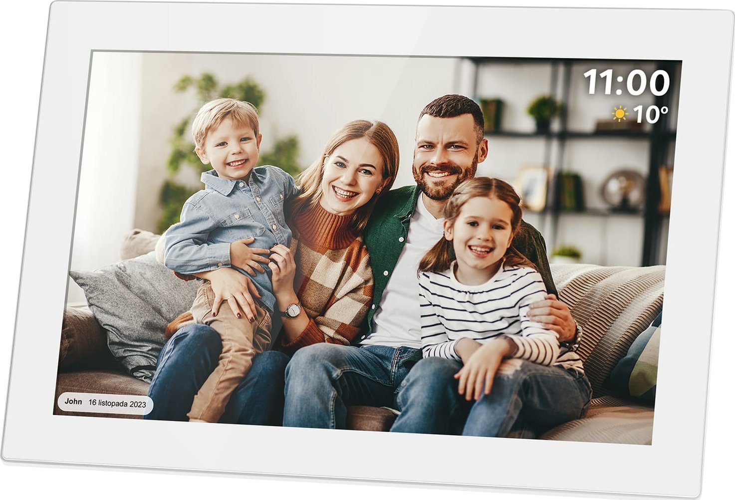 Rámeček Kruger&Matz Digitální fotorámeček Kruger&Matz FRAMEO Wi-Fi 10,1  bílý