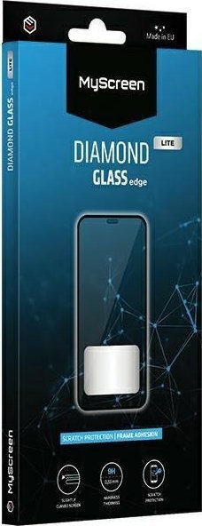 MyScreen Protector Ochranné sklo MyScreen pro Samsung Galaxy Xcover Pro - Tvrzené sklo pro mírně zakřivené obrazovky DIAMOND GLASS LITE edge FULL GLUE