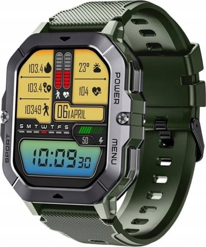 Chytré hodinky Oukitel Chytré hodinky Oukitel BT101 Green