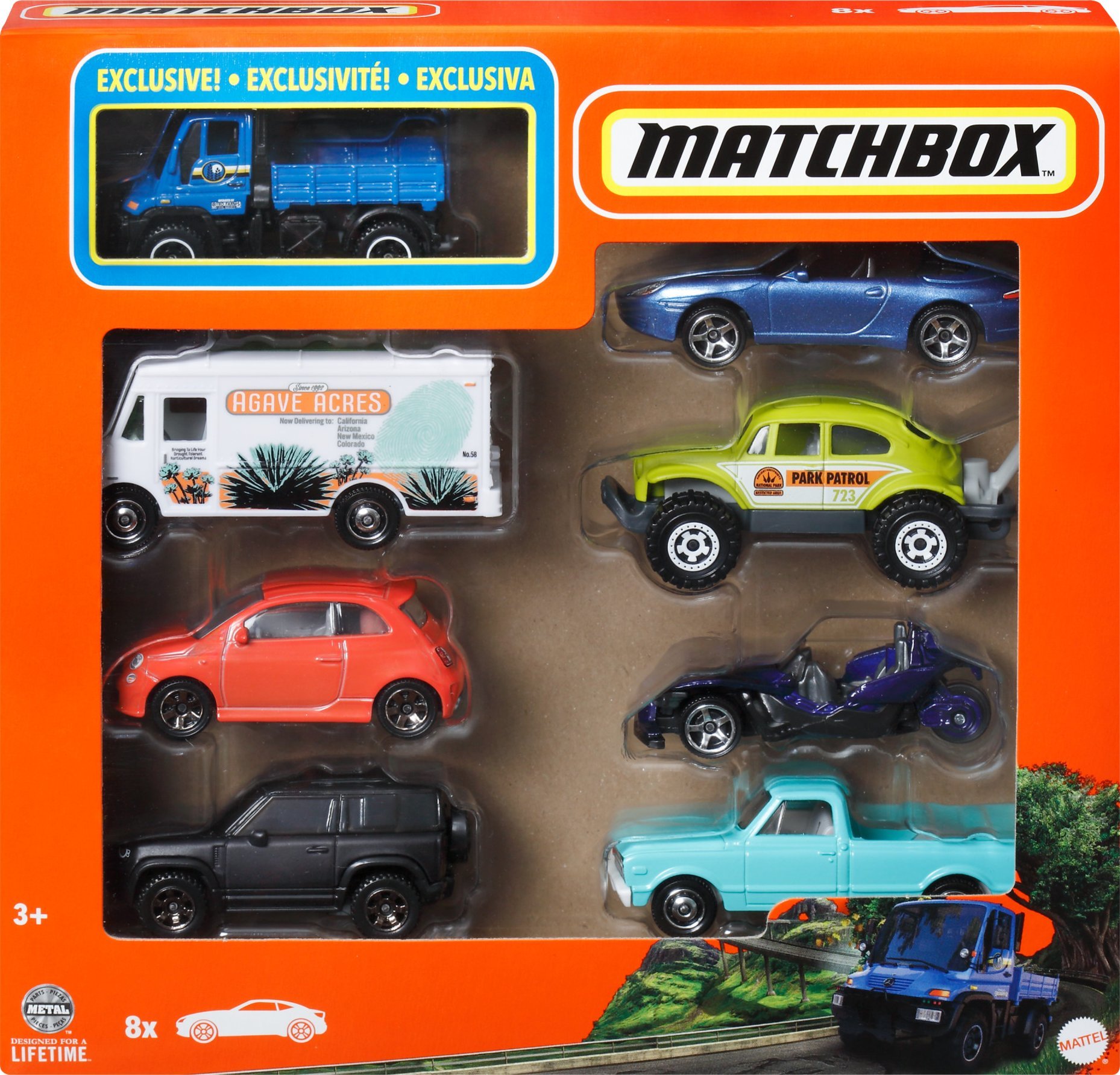 Mattel MB AUTO 8 ks HVR81 MIX WB6