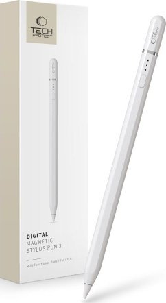 Tech-Protect Stylus Digitální magnetický stylus Tech-Protect 3 pro iPad bílý