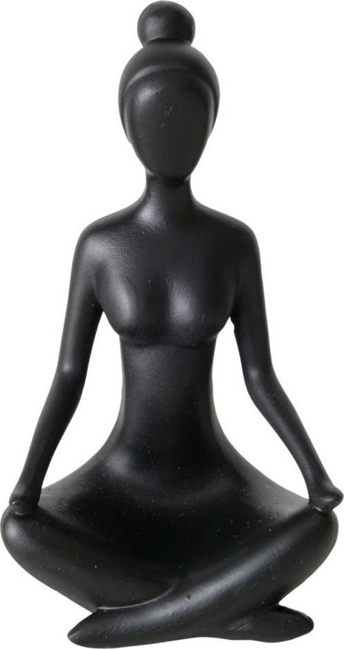Boltze Dekorativní figurka Yoga, žena, 10 cm