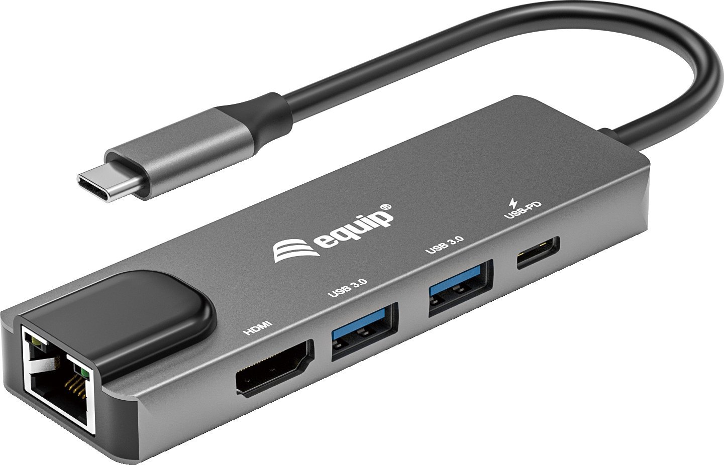 USB HUB Equip Multifunkční USB-C 5v1