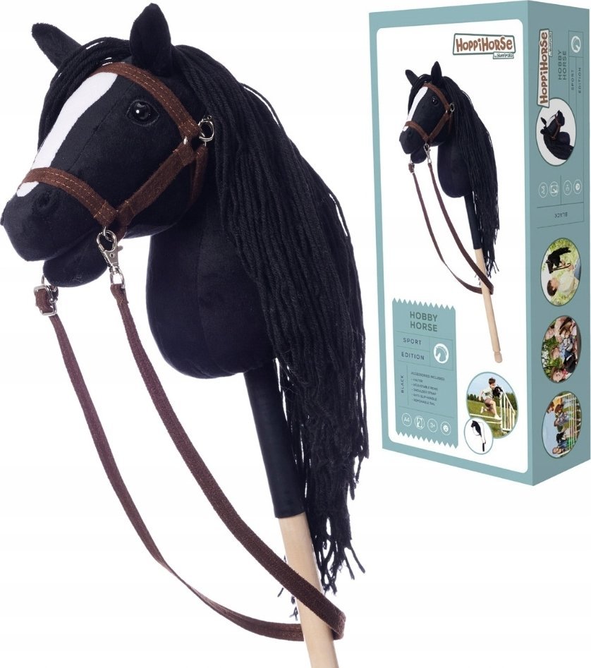Tootiny Koník HOPPIHORSE A4 černý