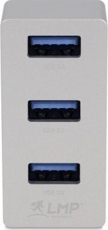 LMP USB HUB USB-C Tiny Hub, 3portový USB-A hub - stříbrný