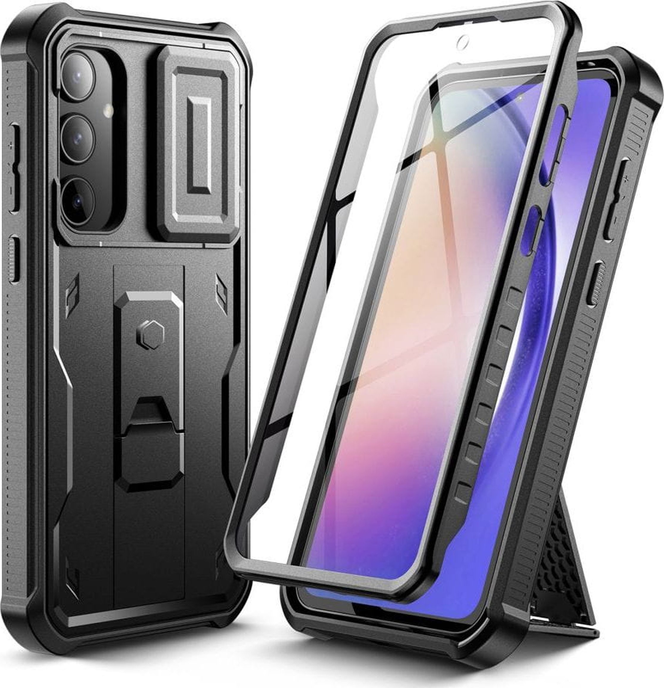 Tech-Protect Pouzdro Kevlar Cam+ pro Samsung Galaxy A55 5G černé