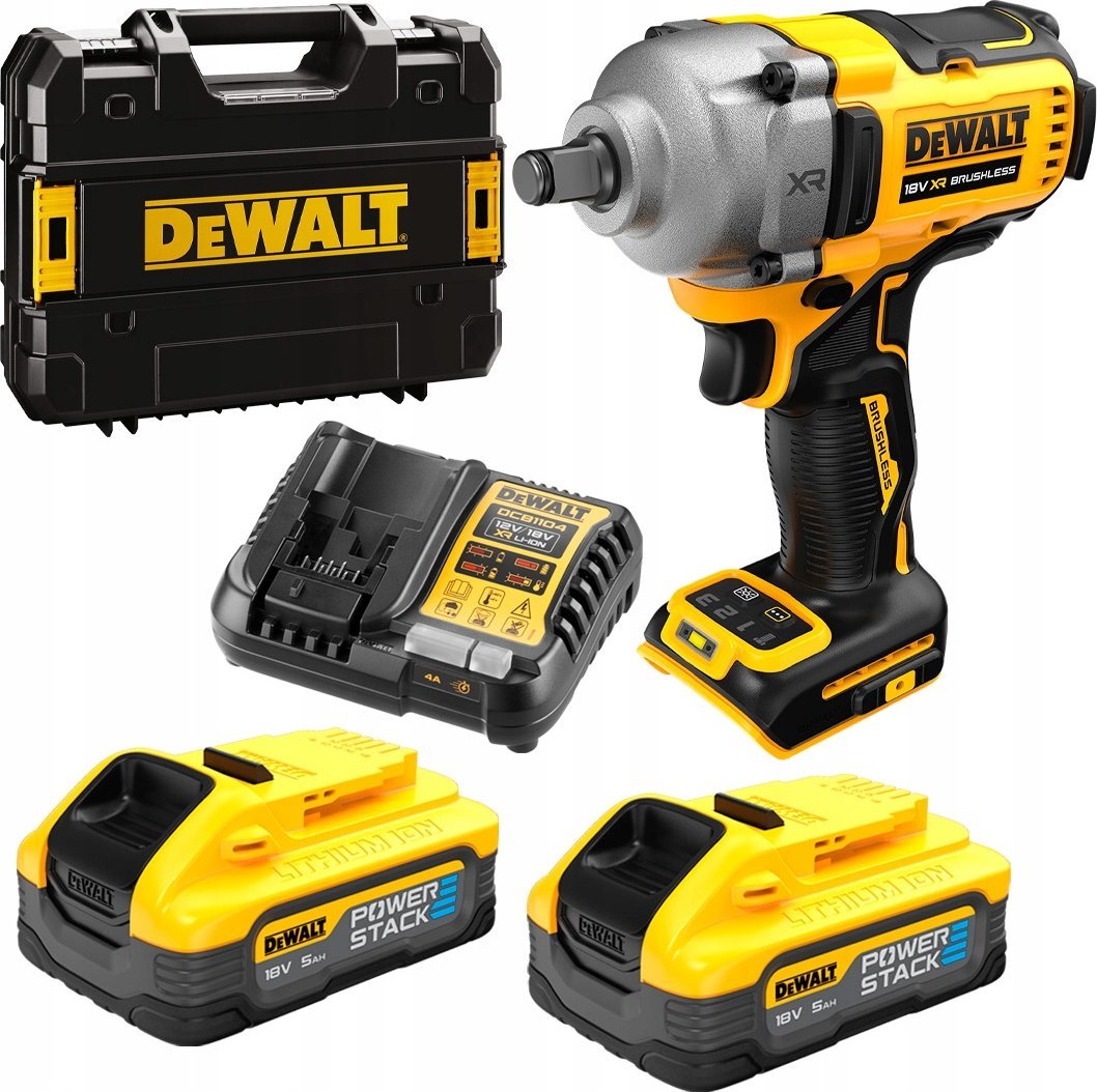Dewalt 18v xr rázový utahovák rázový utahovák 1/2 2x5ah ps