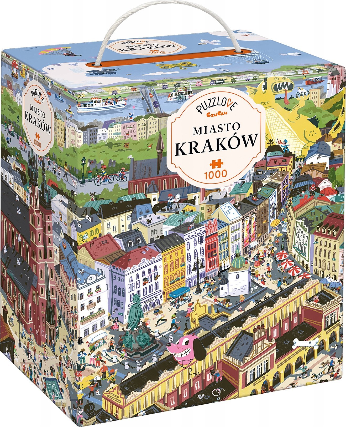 CzuCzu Puzzlove Puzzle Město Krakov 1000 dílků