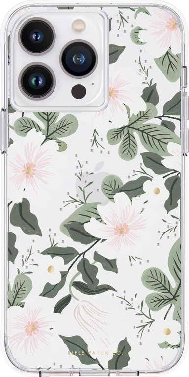 NoName Průhledný papírový kryt pro iPhone 14 Pro Max (vrbová)