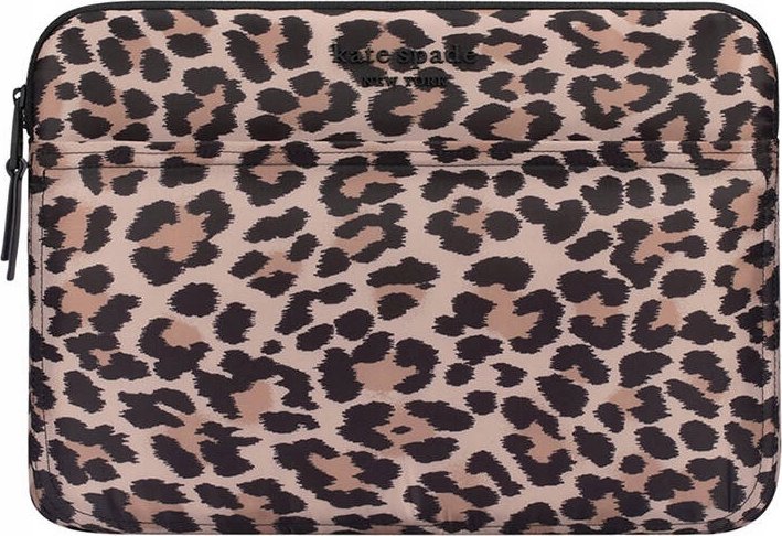 Kate Kate Spade New York Puffer Sleeve – obal na MacBook Pro 16 / Laptop 16 (Classic Leopard)