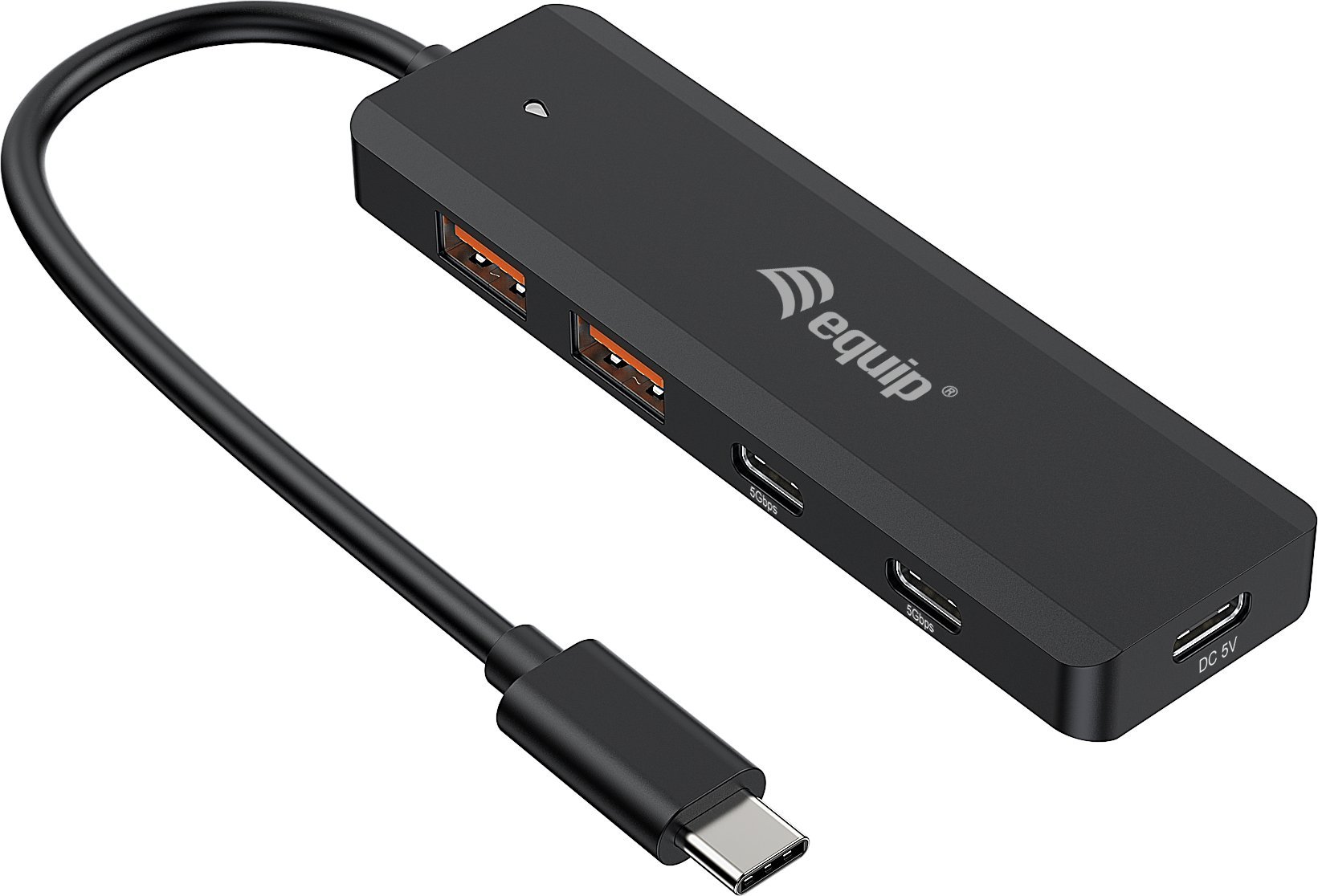 HUB USB Equip USB-Hub 4-port 3.2/C->2xUSB-C 2xUSB-A 10Gbps o.Netz.sw
