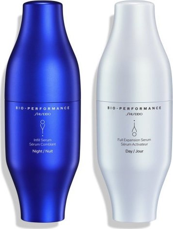 Shiseido sada Shiseido: Bio-Performance Infill, Anti-Ageing, Noční, Sérum, Na obličej, 30 ml + Bio-Performance Full Exapansion, Anti-Ageing, Den, Sérum, Na obličej, 30 ml Pro ženy