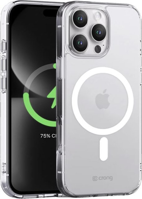 CRONG Čirý kryt MAG iPhone 16 Pro MagSafe Case (čirý)