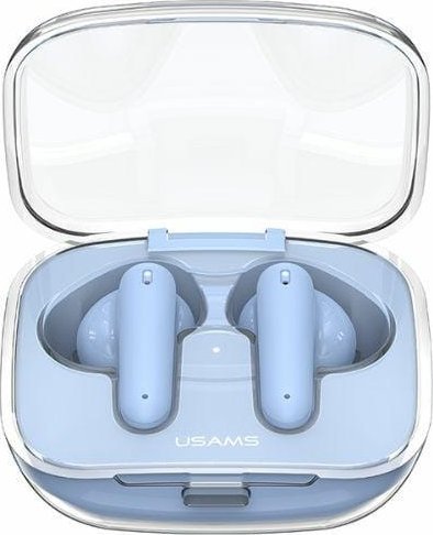 Usams Bezdrátová sluchátka USAMS Bluetooth 5.3 TWS BE series, modrá/modrá, US-BE16