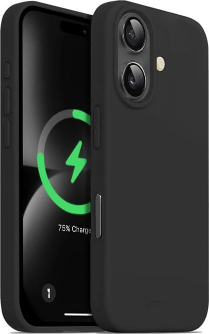 CRONG Magnetický barevný kryt iPhone 16 Plus MagSafe Case (černý)
