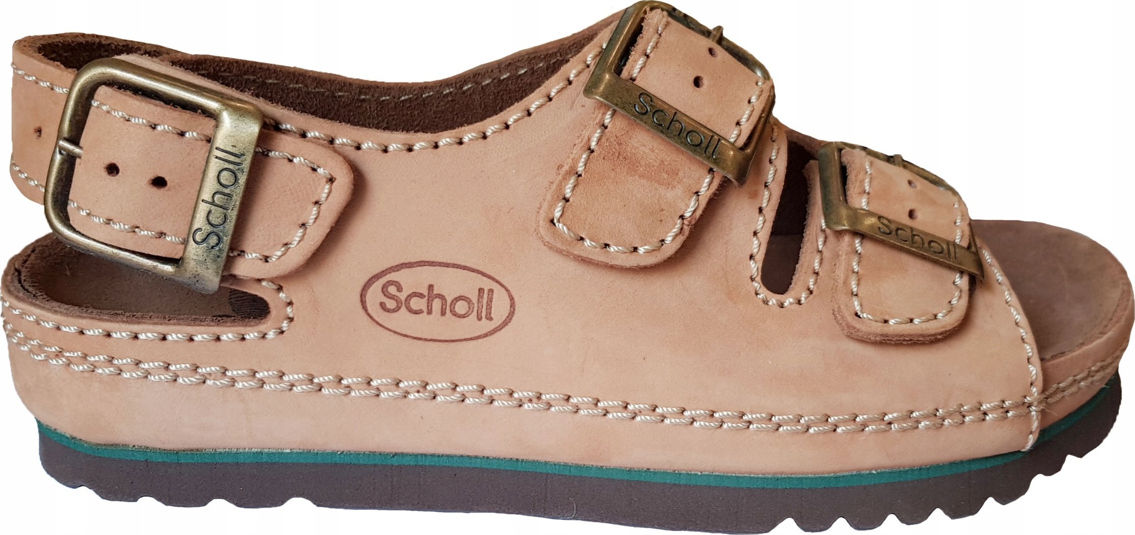 Pohodlné sandále Scholl AIR BAG BACK STRAP BRONZE 39