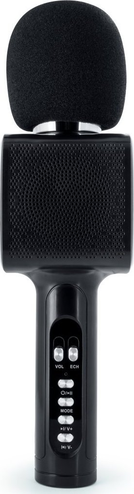 BigBen Mikrofon karaoke mikrofon Big Ben, Bluetooth, podsvícení, 15 W, černý
