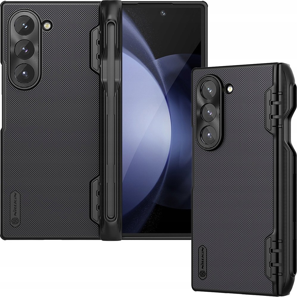 Nillkin Pouzdro Super Frosted Shield Fold pro Samsung Galaxy Z Fold 6 5G s držákem na stylus - černé