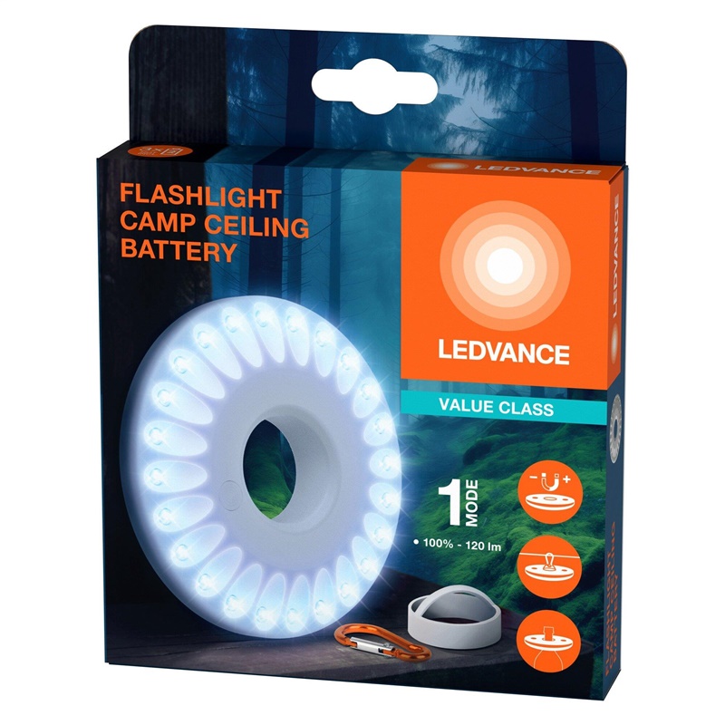 STOJANOVÁ LAMPA 1,5W 120LM 3XAA IP20