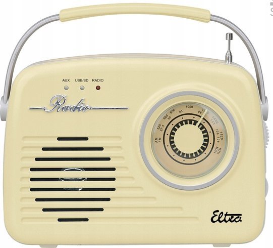 Eltra Rádio LUIZA RETRO SP-11 MP3 USB SD Vanilla