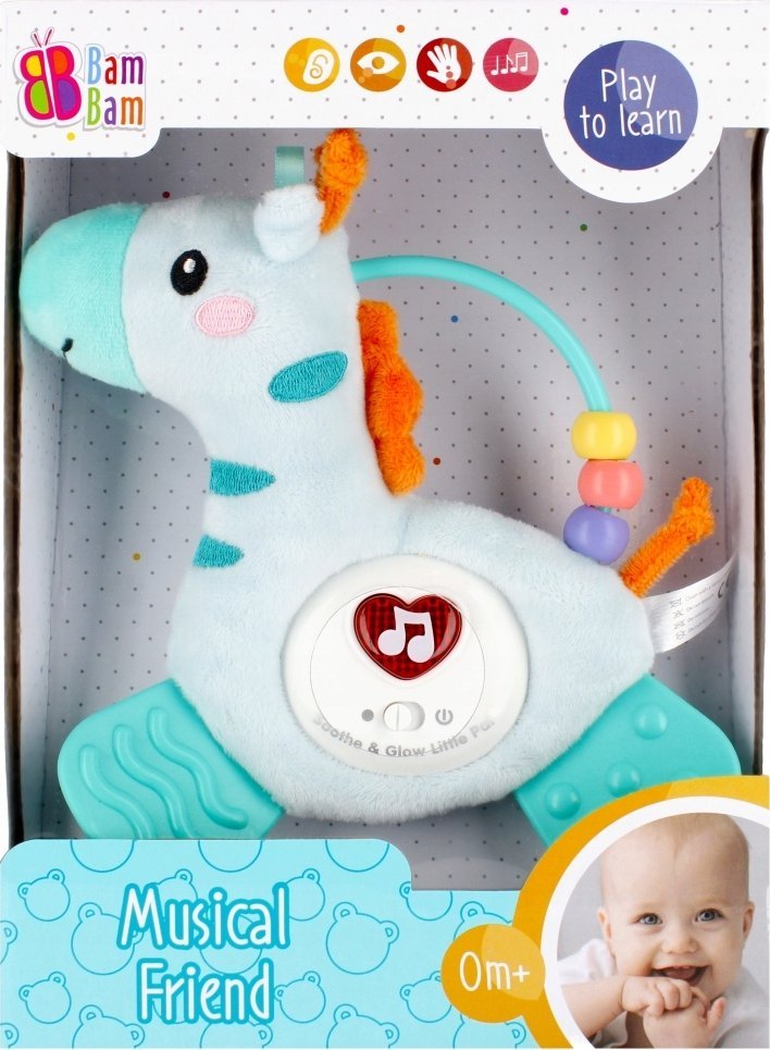 BamBam BAM BAM HUDEBNÍ MĚKKÁ ŽIRAFA B/O 18X25X8 18/36